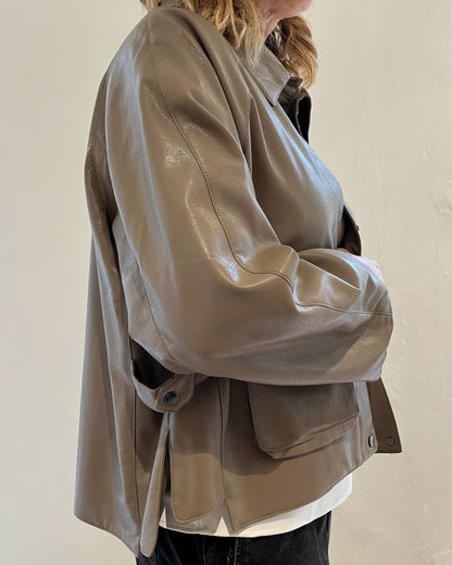 Giacchetto in simil pelle art FW3508 LINDA’S