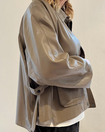 Giacchetto in simil pelle art FW3508 LINDA’S