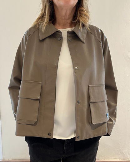 Giacchetto in simil pelle art FW3508 LINDA’S