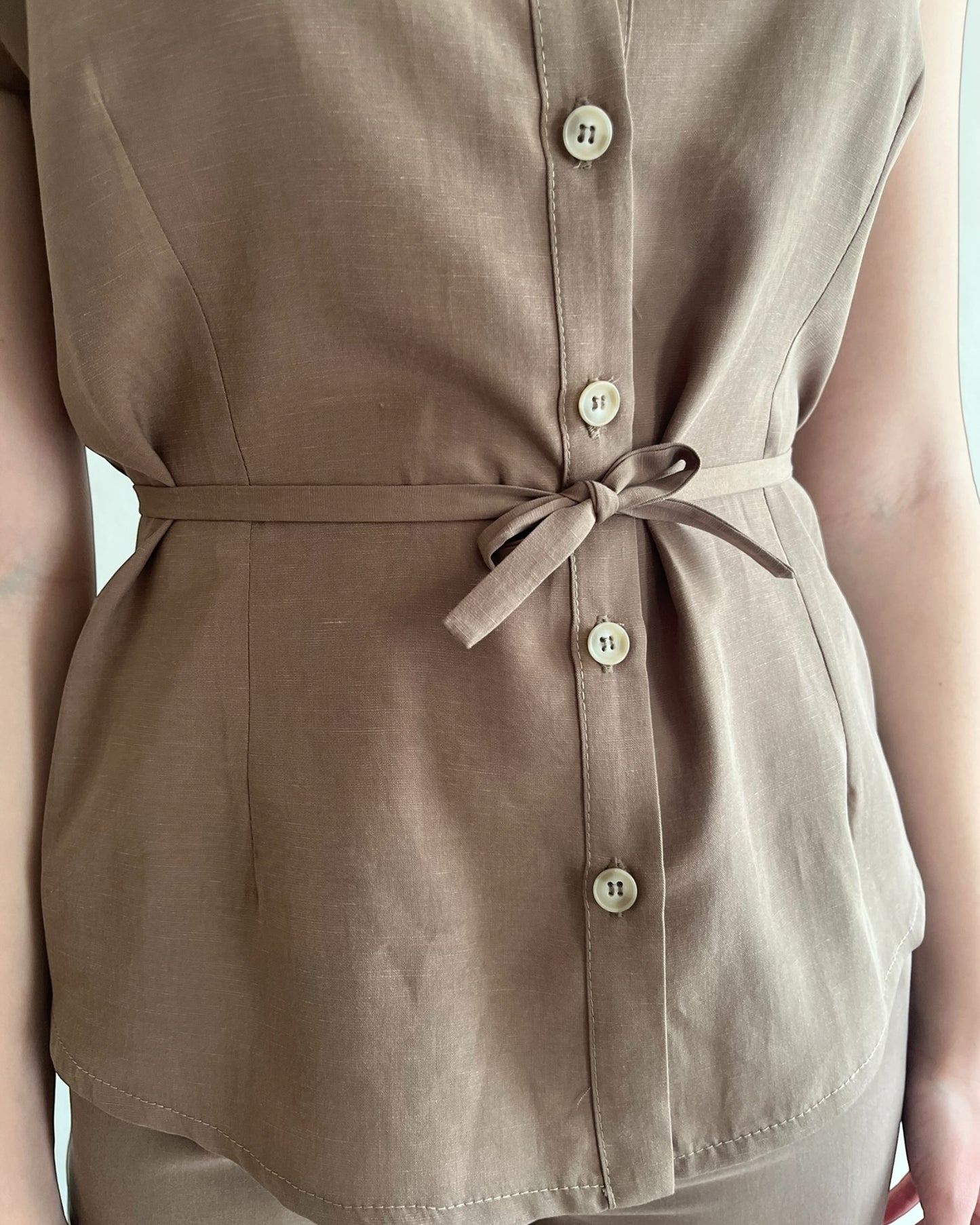 Camicia coreana smanicata SILVY art. SP9MR54 ANGELA DAVIS