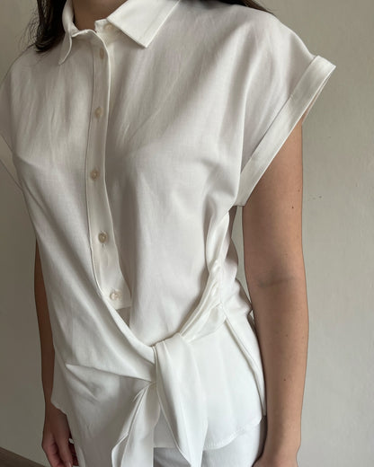 Camicia con fiocco PAVONE art. SP9MR50 ANGELA DAVIS