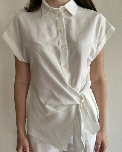 Camicia con fiocco PAVONE art. SP9MR50 ANGELA DAVIS