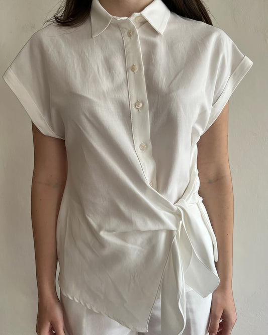 Camicia con fiocco PAVONE art. SP9MR50 ANGELA DAVIS