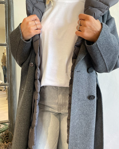 Cappotto piumino con cintura art. TF0028 VICOLO