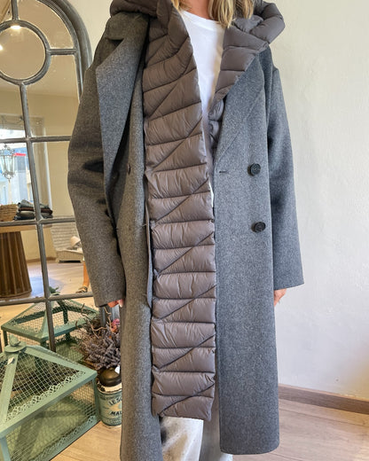 Cappotto piumino con cintura art. TF0028 VICOLO