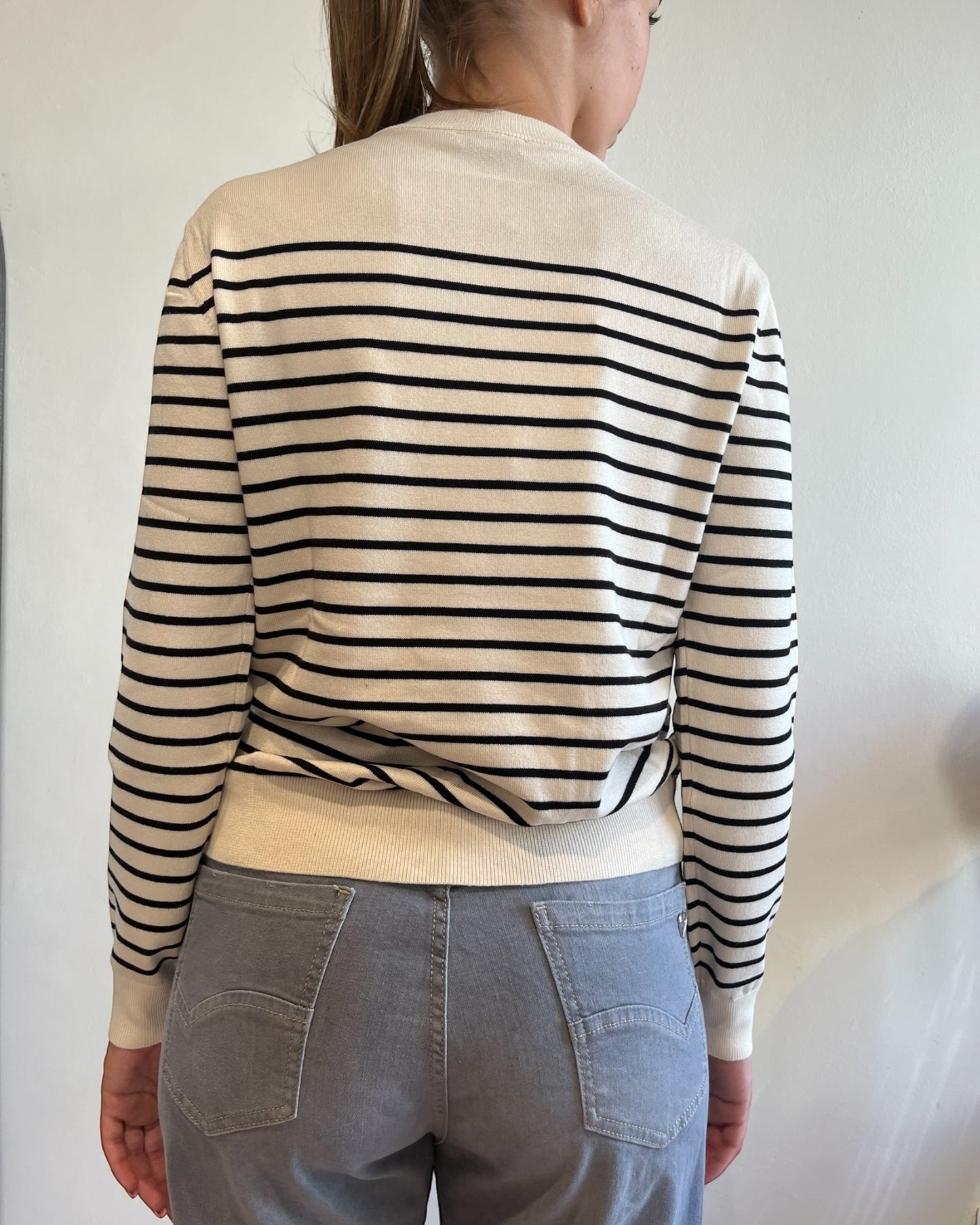 Maglia righe con bottoni oro SHEIS