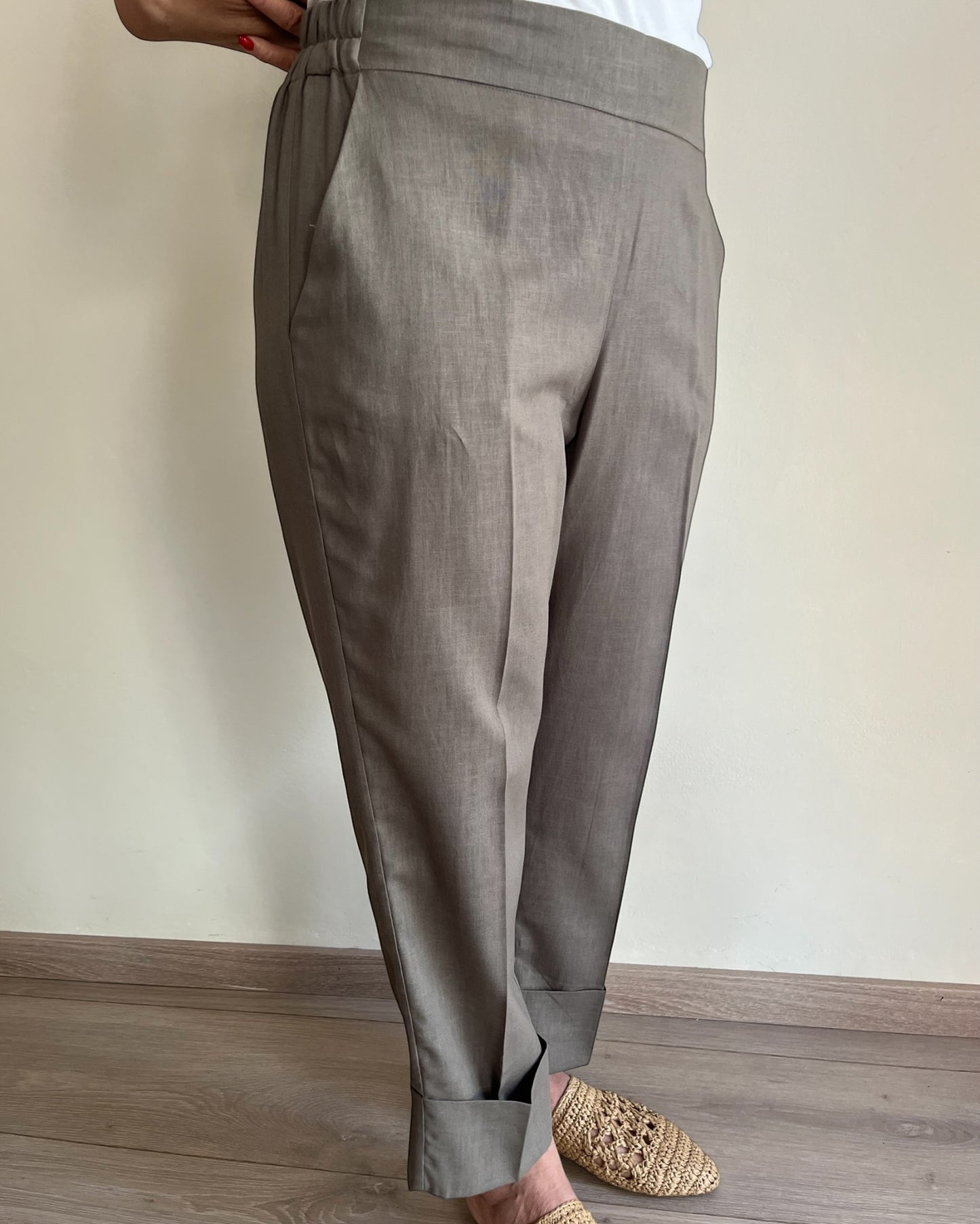 Pantalone in lino viscosa art.S39XBF FURFALI SANDRO FERRONE