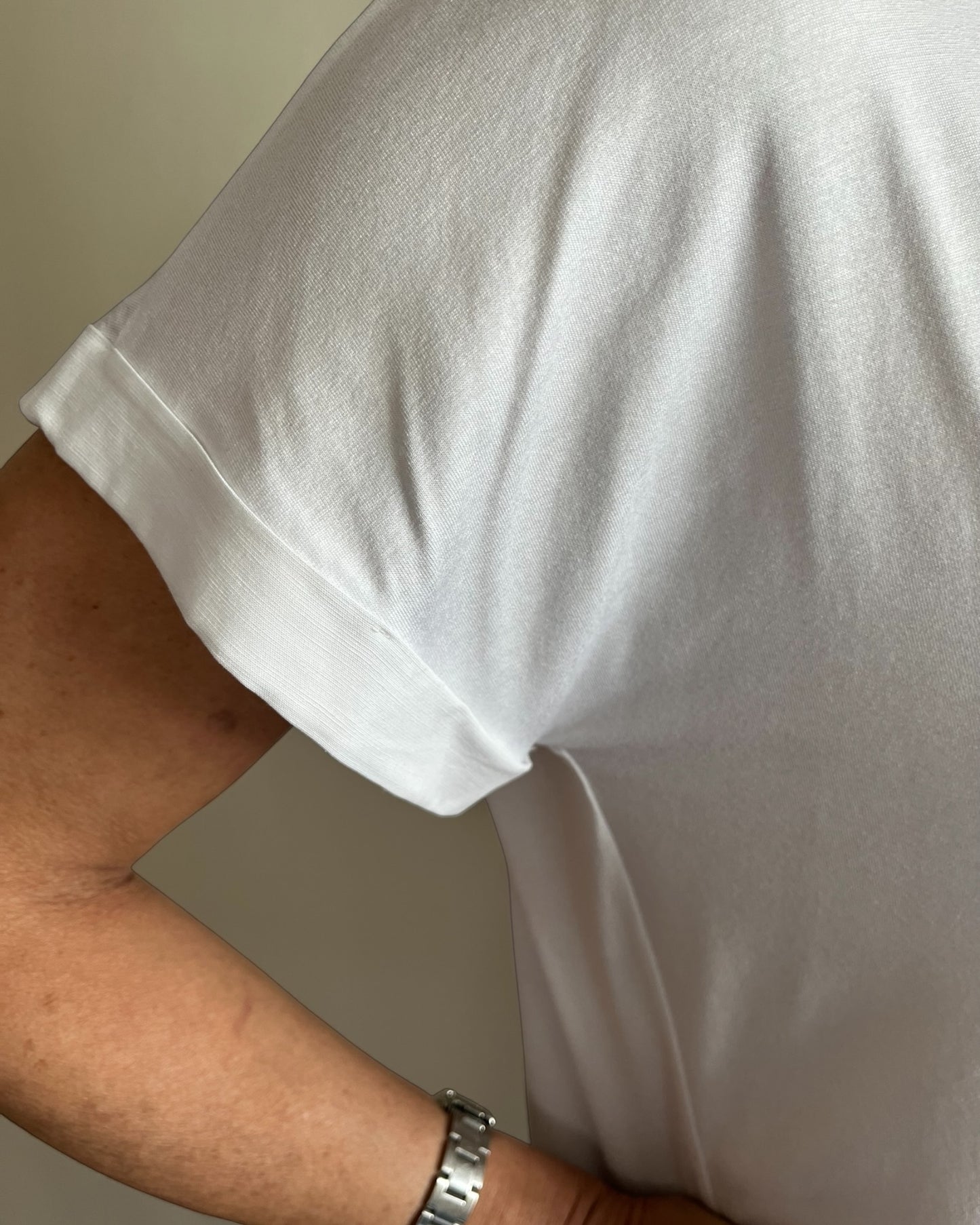 T-shirt combinata scollo V art. S7XBF MENDLER SANDRO FERRONE