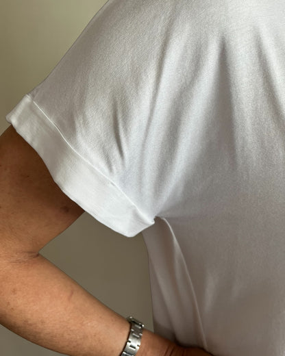 T-shirt combinata scollo V art. S7XBF MENDLER SANDRO FERRONE
