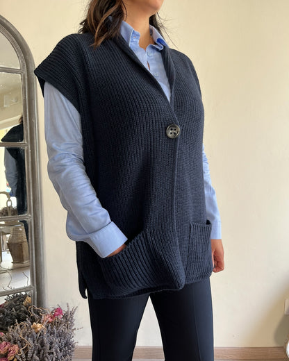 Cardigan gilet monobottone art. 707 LADYLIKE