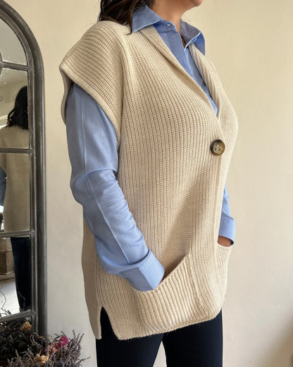 Cardigan gilet monobottone art. 707 LADYLIKE