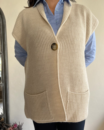 Cardigan gilet monobottone art. 707 LADYLIKE