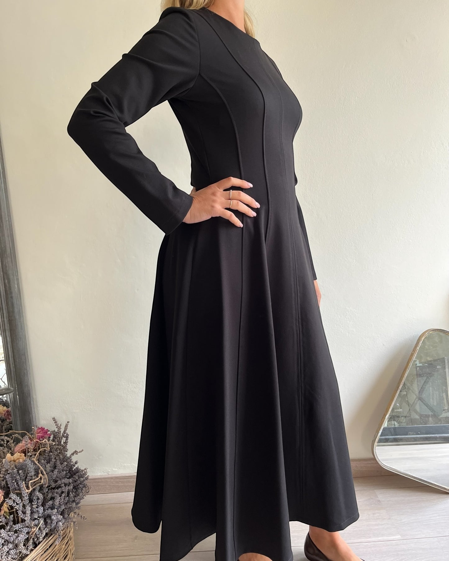 Abito gonna svasata art. ALPLEQAA DIXIE