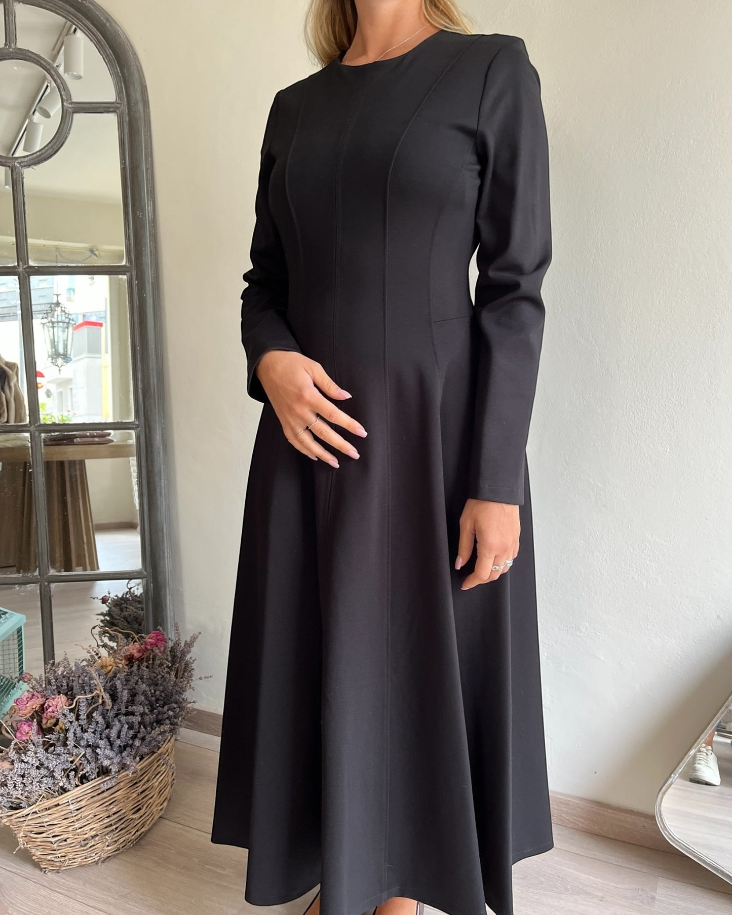 Abito gonna svasata art. ALPLEQAA DIXIE