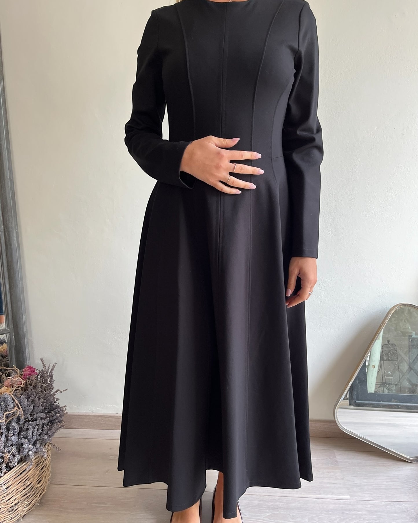 Abito gonna svasata art. ALPLEQAA DIXIE