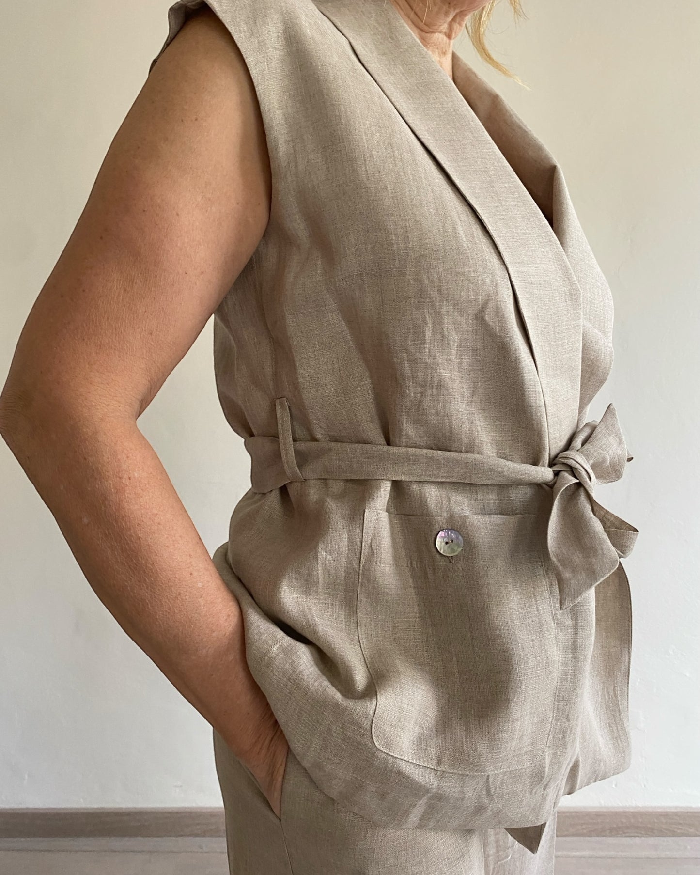 Gilet ampio con fusciacca SATURNIA CENTOLINO