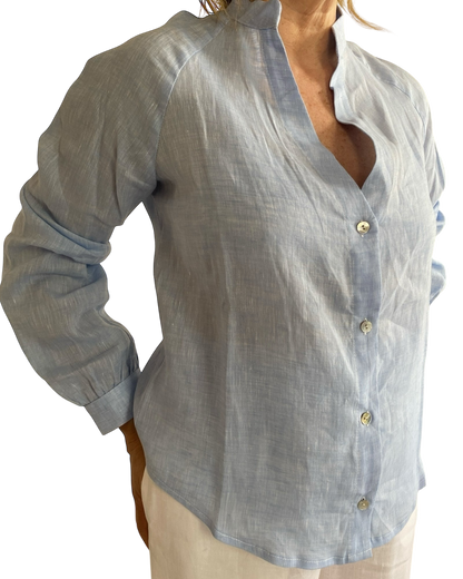 Camicia scollo V art. ANTARTIDE CENTOLINO