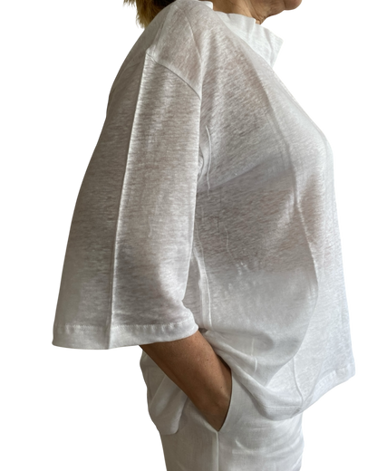 Maglia collo imbuto art. MARNA CENTOLINO