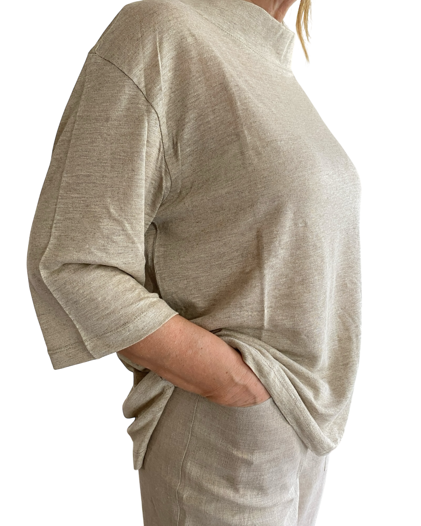 Maglia collo imbuto art. MARNA CENTOLINO