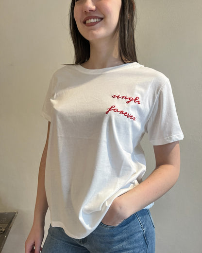 T-shirt “single forever” CHEAP&CHIC