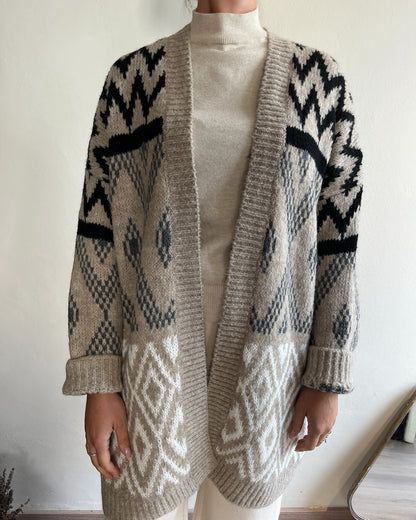 Cardigan multicolor art. 26316 TENSIONE IN