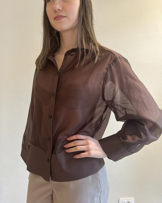 Camicia bimaterica art. S7XBF MENTIROSO Sandro FERRONE