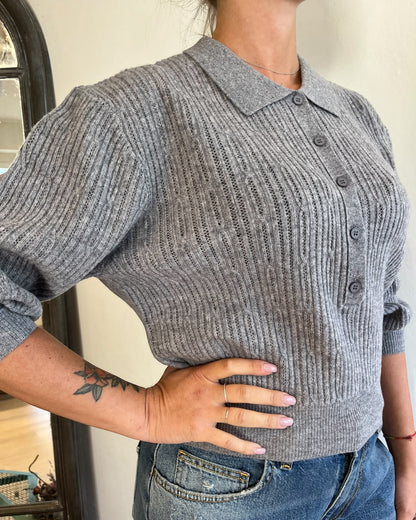 Polo crop manica 3/4 art. WL1010 MOTEL