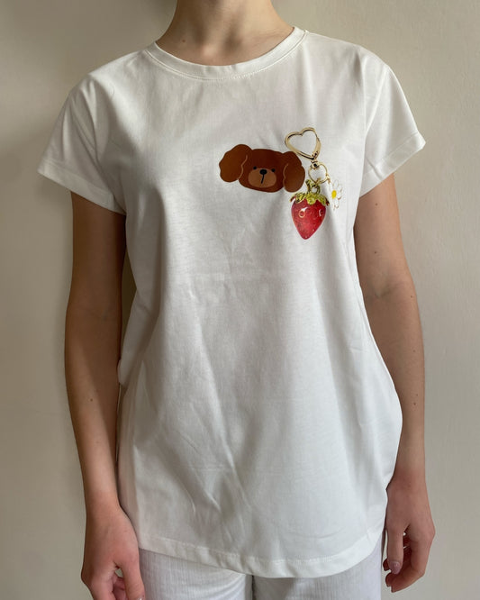 T-shirt stampa portachiavi art. RD0986 VICOLO