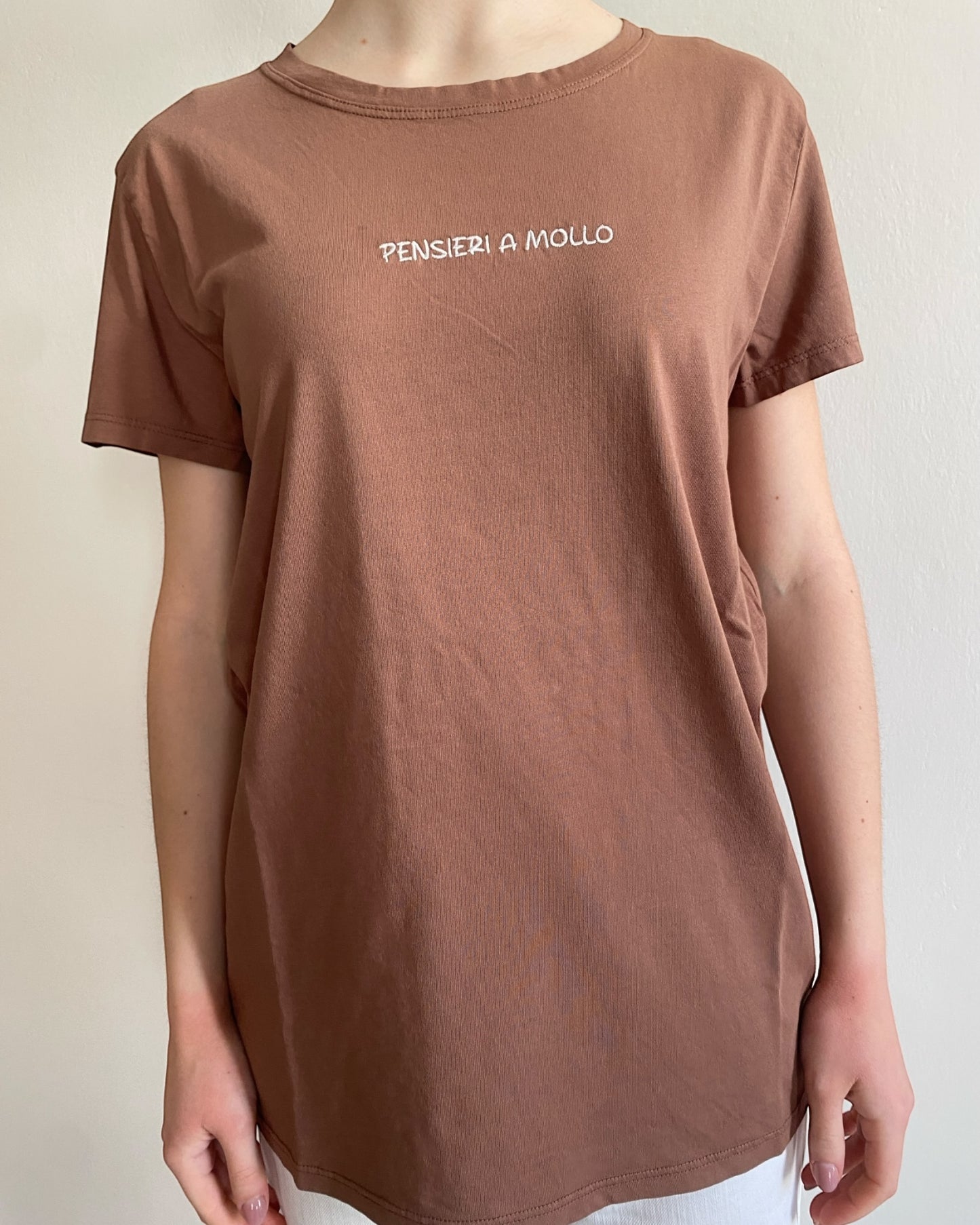 T-shirt “pensieri a mollo” art. RD0951 VICOLO