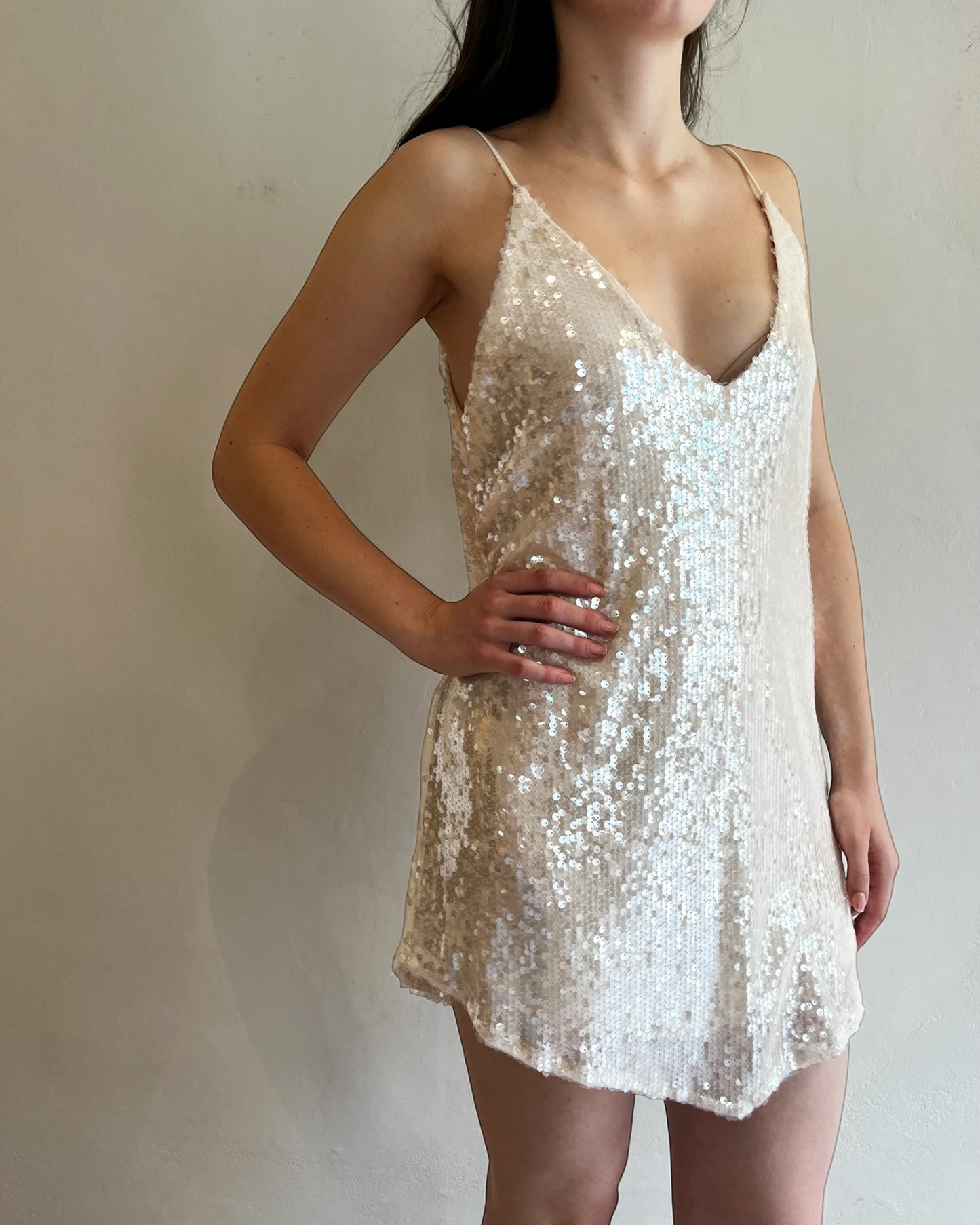 Mini abito con paillettes art.A9990104V IMPERIAL
