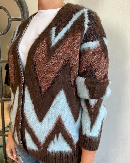 Cardigan scollo V art.W5HMG16