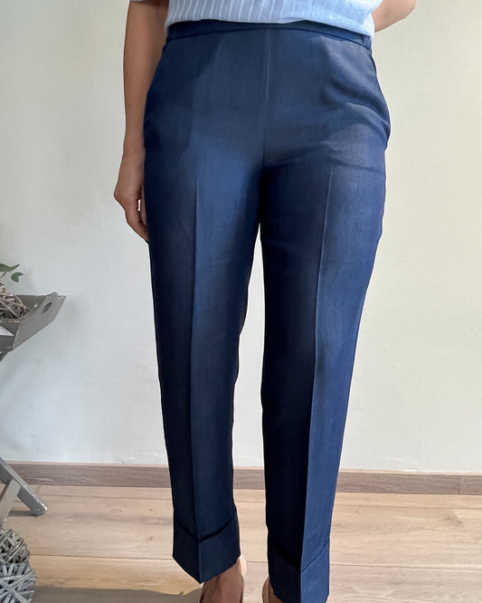 Pantalone cropped in Lyocell art. S39XBF FURFAJEANS Sandro FERRONE
