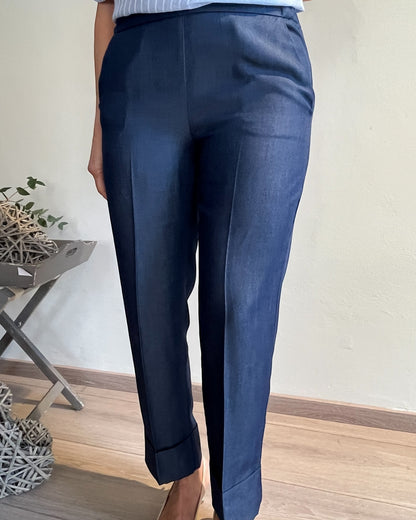 Pantalone cropped in Lyocell art. S39XBF FURFAJEANS Sandro FERRONE
