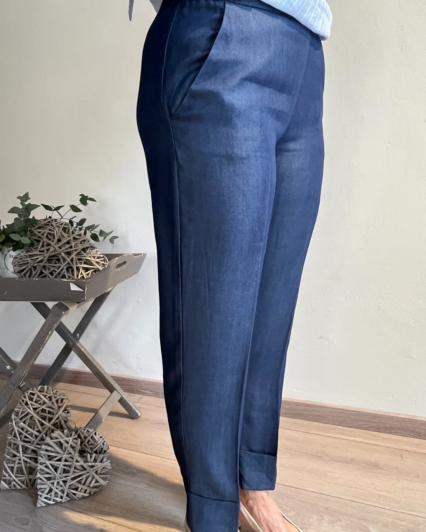 Pantalone cropped in Lyocell art. S39XBF FURFAJEANS Sandro FERRONE