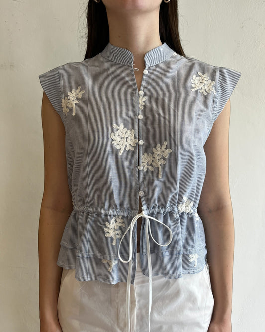 Camicia con coulisse art. C975GG15 PLEASE