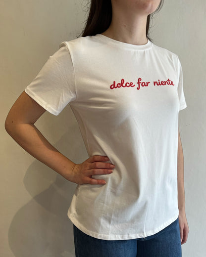 T-shirt scritte art. 81112 CHEAP&CHIC