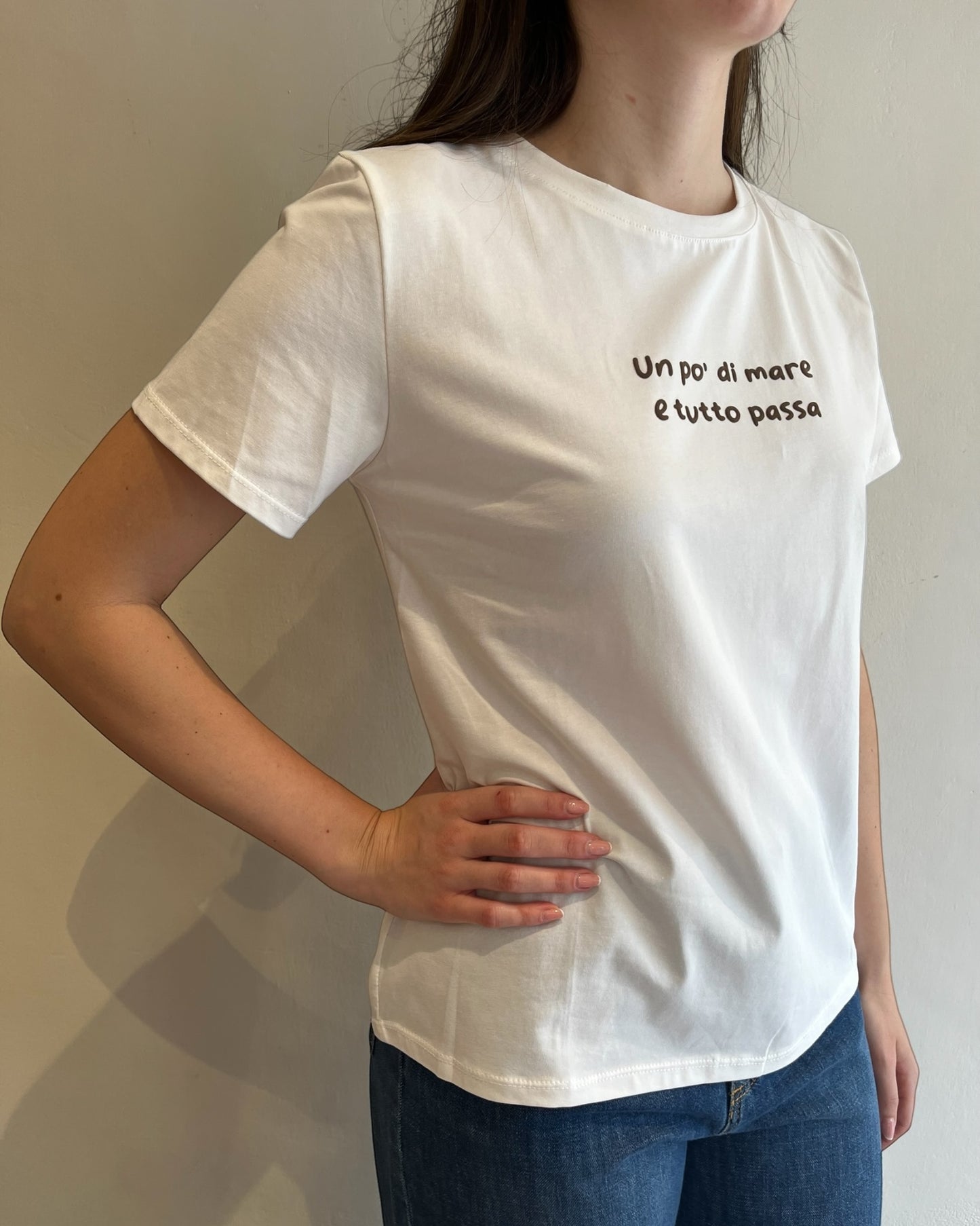 T-shirt scritte art. 81112 CHEAP&CHIC