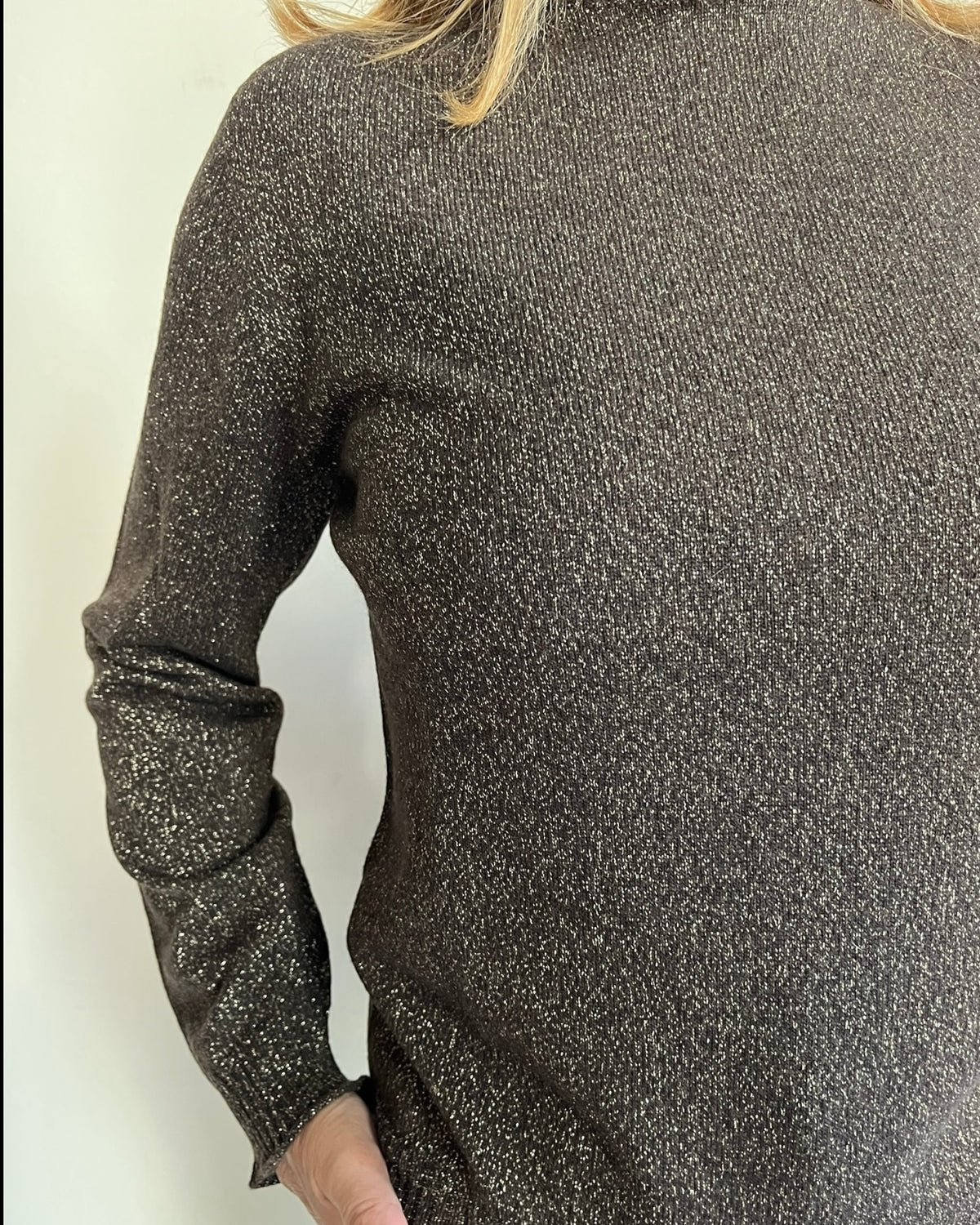 Maglia dolcevita con lurex art S69YBG QUISTELLO