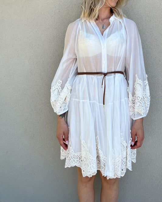Abito con ricami in pizzo art. S25A978 MOTEL