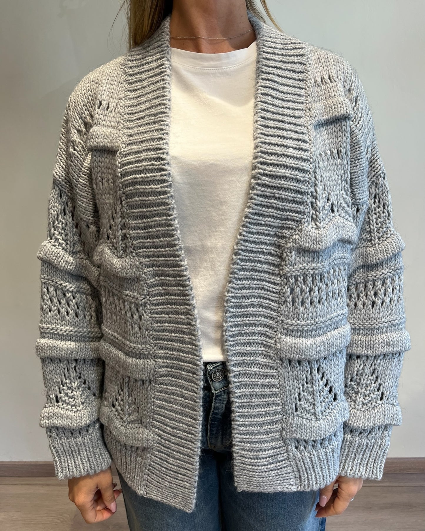 Cardigan aperto art. 33047F VICOLO