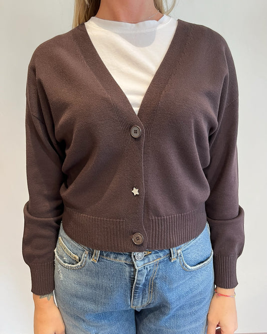 Cardigan crop art. 77164F VICOLO