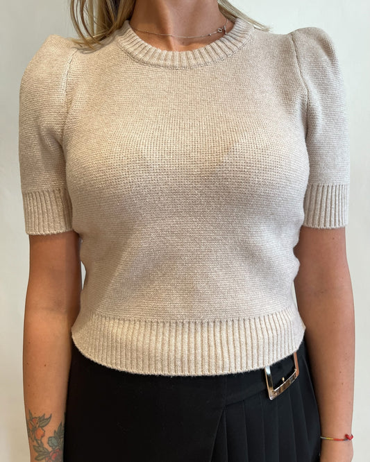Maglia crop manica corta art. 77236F VICOLO