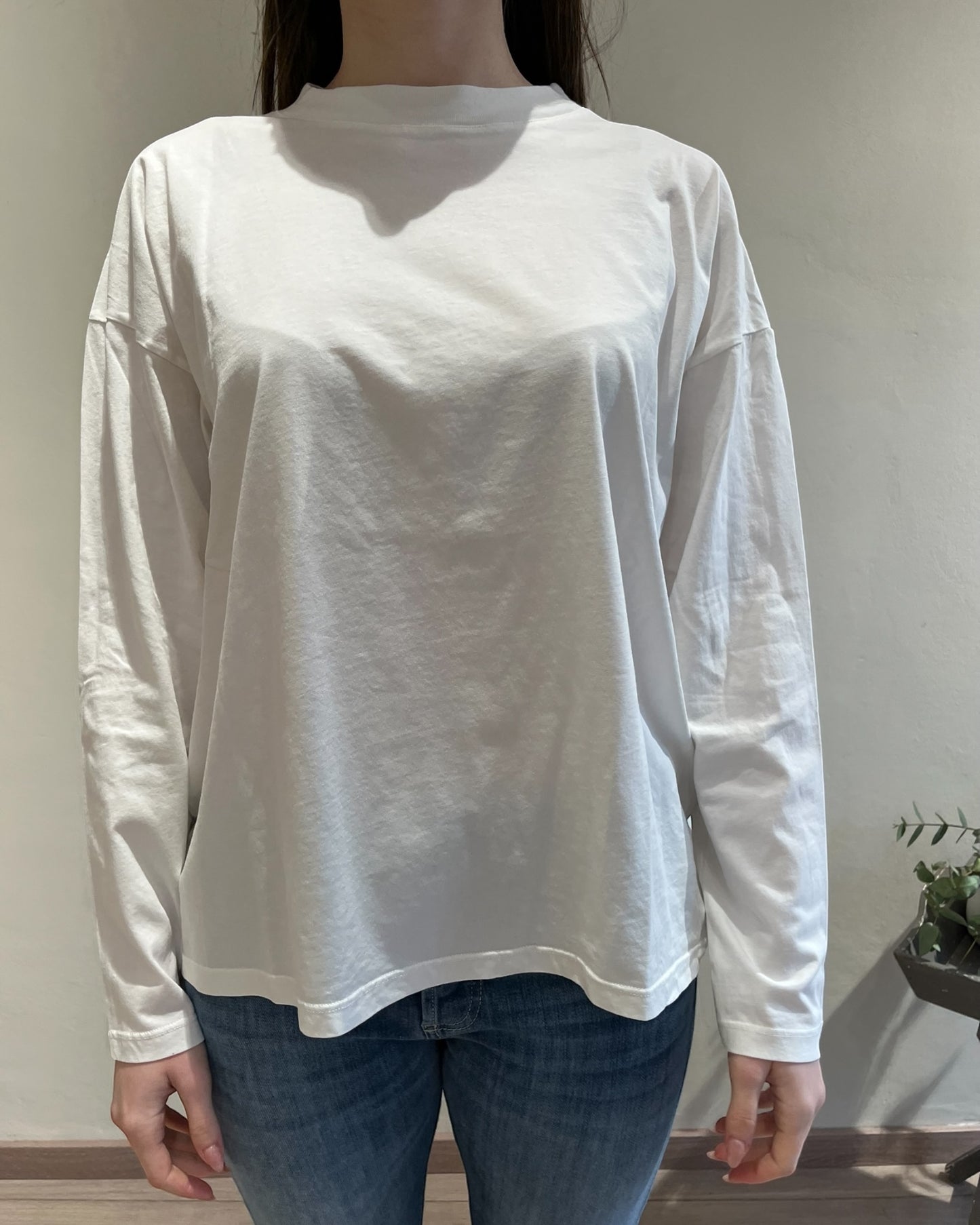 T-shirt manca lunga curvy art UAB0090 VICOLO
