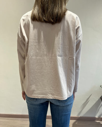 T-shirt manca lunga curvy art UAB0090 VICOLO
