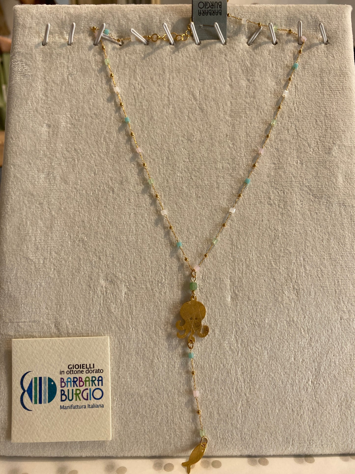 Collana pesce e polipetto BARBARA BURGIO