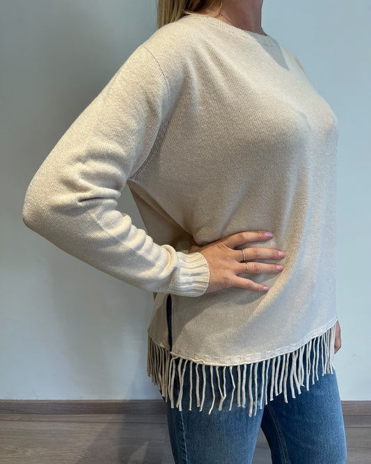 Maglia frange art. RI9PA55 ANGELA DAVIS