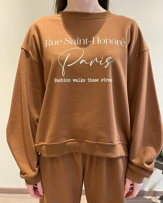 Felpa scritta art. RAB0091 VICOLO