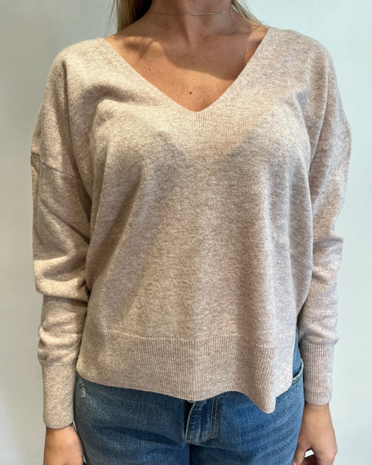 Maglia doppio scollo V con bottoni dietro art. I25/WL544 MOTEL