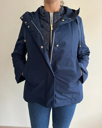 Giacchetto con gilet  con cappuccio art. 27S.SA.021.09 SATINETTE