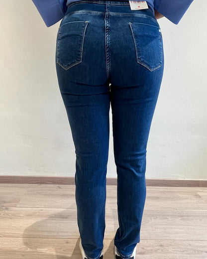 Jeans con elastico in vita art. LIVIA IBER